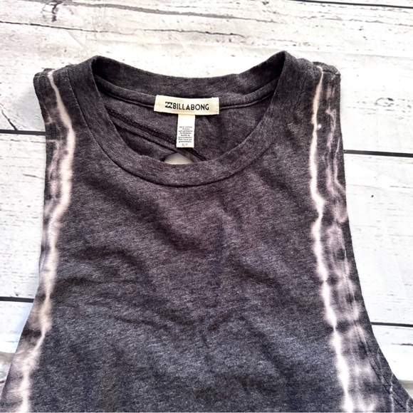 Billabong Women Grey Tie Dyed Sleeveless A-Line Dress Size S Casual Athletic - Picture 4 of 8